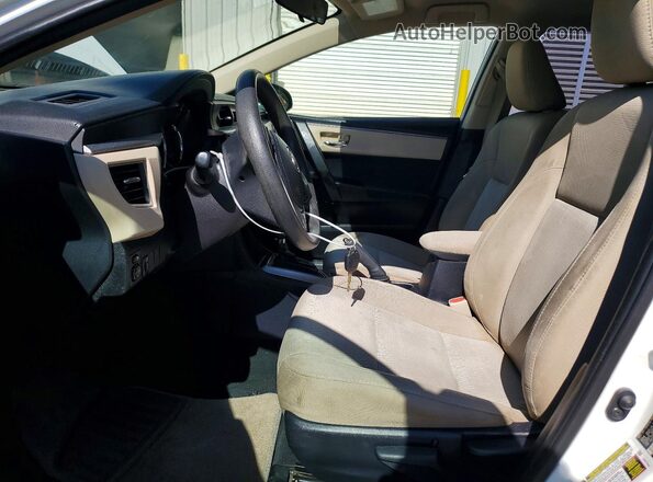2T1BURHE9GC736095 2016 TOYOTA COROLLA White Vista interior delantera
