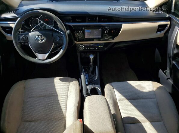 2T1BURHE9GC736095 2016 TOYOTA COROLLA White Vista del salpicadero
