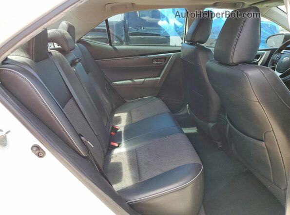 2T1BURHE9GC742141 2016 TOYOTA COROLLA White Հետևի նստատեղերի տեսք