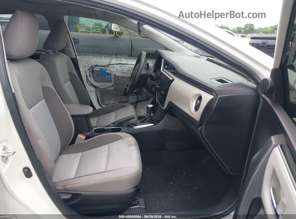2T1BURHE9HC772693 2017 TOYOTA COROLLA White Вид салону спереду
