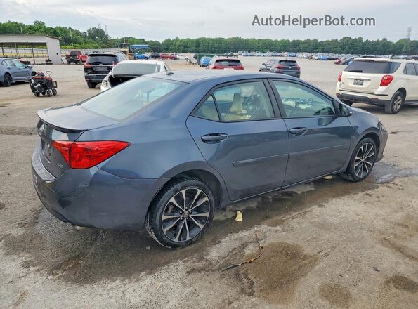 2T1BURHE9HC793446 2017 TOYOTA COROLLA Синий Задняя правая четверть
