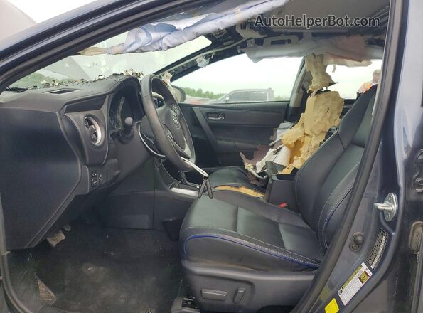 2T1BURHE9HC793446 2017 TOYOTA COROLLA Синий Вид салона спереди