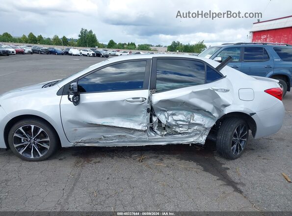 2T1BURHE9HC798632 2017 TOYOTA COROLLA Серебряный Вид спереди