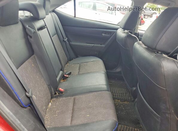 2T1BURHE9HC830012 2017 TOYOTA COROLLA Red უკანა სავარძლების ხედი