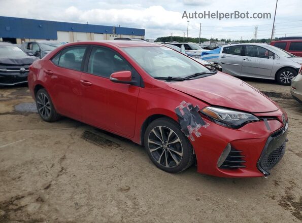 2T1BURHE9HC830012 2017 TOYOTA COROLLA Red წინა მარჯვენა