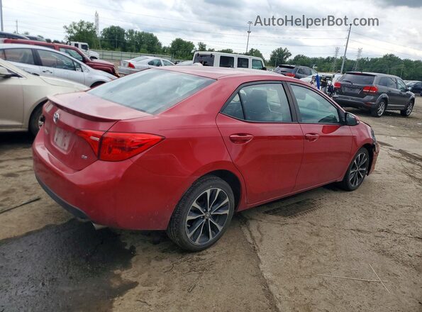 2T1BURHE9HC830012 2017 TOYOTA COROLLA Red უკანა მარჯვენა
