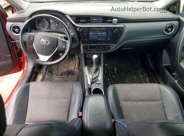 2T1BURHE9HC830012 2017 TOYOTA COROLLA Red წინა პანელის ხედი