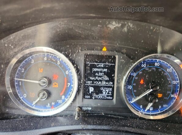 2T1BURHE9HC860093 2017 TOYOTA COROLLA Blue ხელსაწყოთა პანელის ხედი
