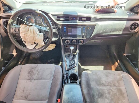 2T1BURHE9HC860093 2017 TOYOTA COROLLA Blue წინა პანელის ხედი