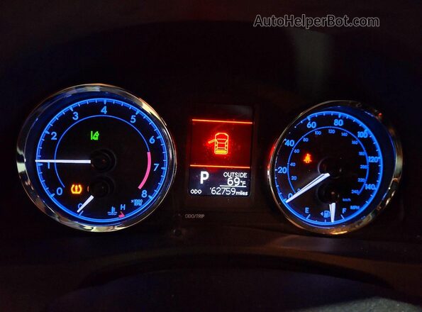 2T1BURHE9HC871336 2017 TOYOTA COROLLA Black Instrument cluster view