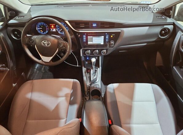 2T1BURHE9HC871336 2017 TOYOTA COROLLA Black Dashboard view