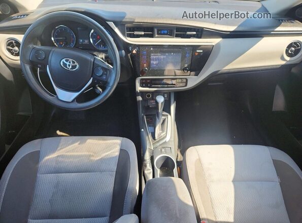 2T1BURHE9HC891053 2017 TOYOTA COROLLA Gray Առջևի վահանակի տեսք