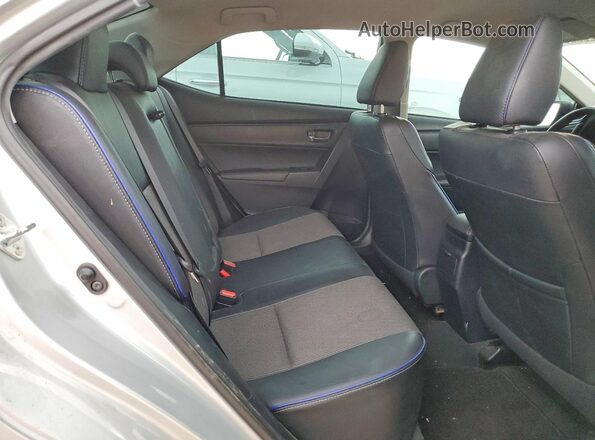 2T1BURHE9HC931499 2017 TOYOTA COROLLA Silver Հետևի նստատեղերի տեսք