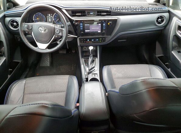 2T1BURHE9HC931499 2017 TOYOTA COROLLA Silver Առջևի վահանակի տեսք