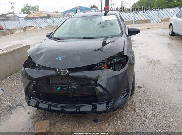 2T1BURHE9HC945791 2017 TOYOTA COROLLA Black Вид щитка приладів