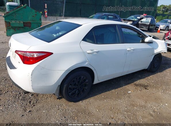 2T1BURHE9JC044281 2018 TOYOTA COROLLA Белый Задняя правая четверть
