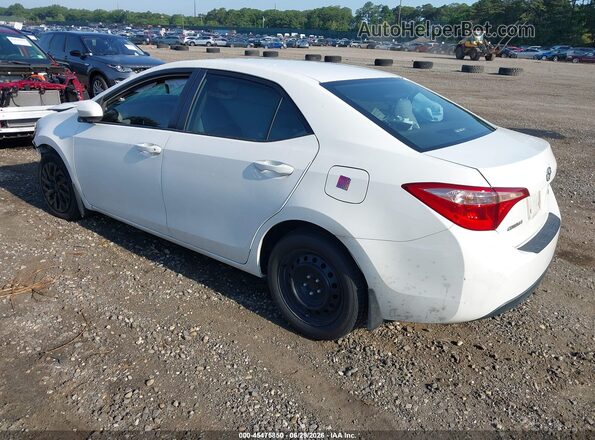 2T1BURHE9JC044281 2018 TOYOTA COROLLA Белый Задняя левая четверть