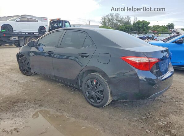 2T1BURHE9JC045186 2018 TOYOTA COROLLA Black Հետևի ձախ