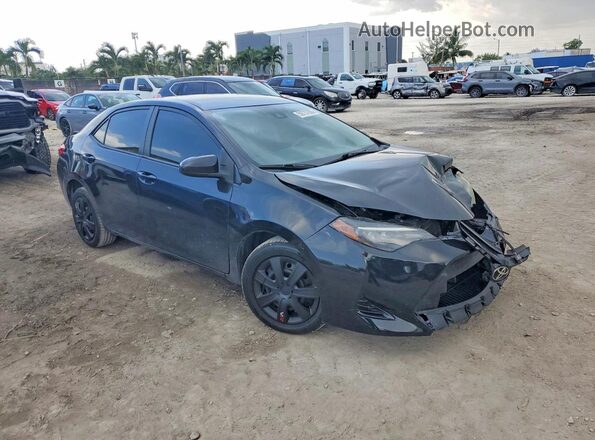 2T1BURHE9JC045186 2018 TOYOTA COROLLA Black Առջևի աջ