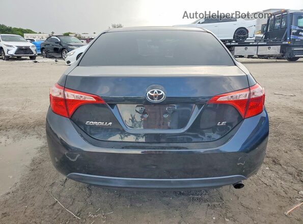 2T1BURHE9JC045186 2018 TOYOTA COROLLA Black Հետևի տեսք