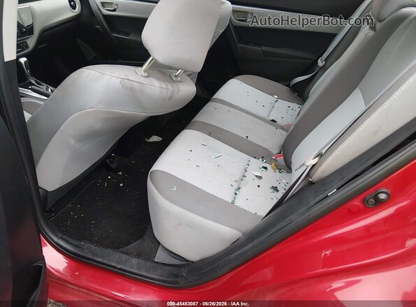 2T1BURHE9JC052946 2018 TOYOTA COROLLA Red Вид наклейки з VIN-кодом