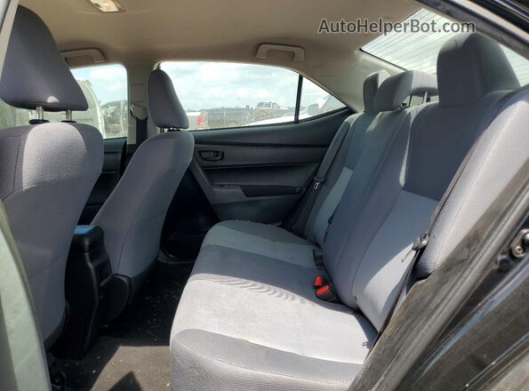 2T1BURHE9JC073313 2018 TOYOTA COROLLA Черный Вид задних сидений