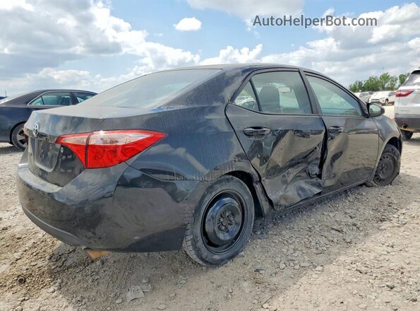 2T1BURHE9JC073313 2018 TOYOTA COROLLA Черный Задняя правая четверть