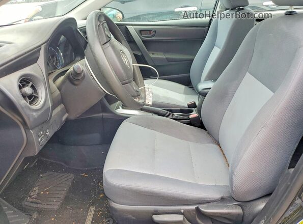 2T1BURHE9JC073313 2018 TOYOTA COROLLA Черный Вид салона спереди