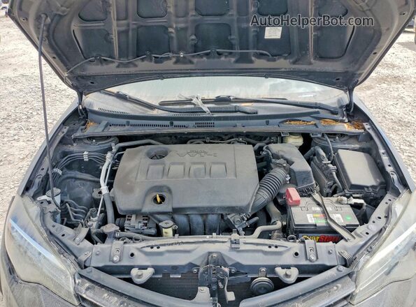 2T1BURHE9JC073313 2018 TOYOTA COROLLA Черный Вид задней части салона