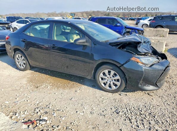 2T1BURHE9JC098549 2018 TOYOTA COROLLA Black Передня права чверть