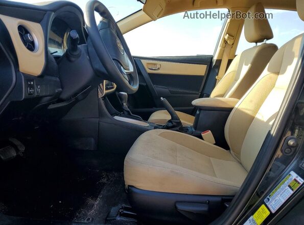 2T1BURHE9JC098549 2018 TOYOTA COROLLA Black Вид салону спереду