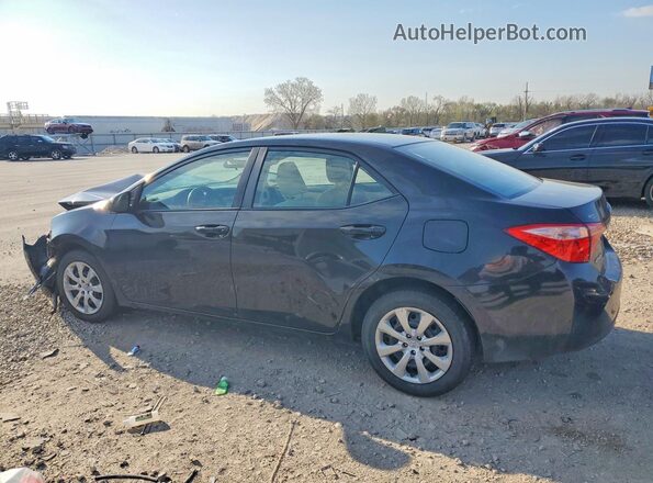 2T1BURHE9JC098549 2018 TOYOTA COROLLA Black Задня ліва чверть