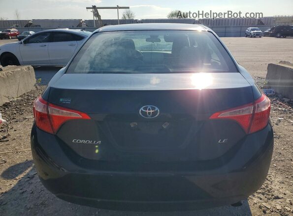 2T1BURHE9JC098549 2018 TOYOTA COROLLA Black Вид ззаду