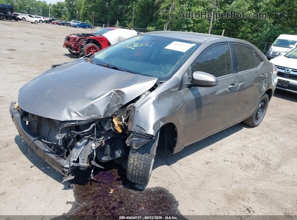2T1BURHE9JC987304 2018 TOYOTA COROLLA Gray წინა მარცხენა ხედი სამი მეოთხედიდან