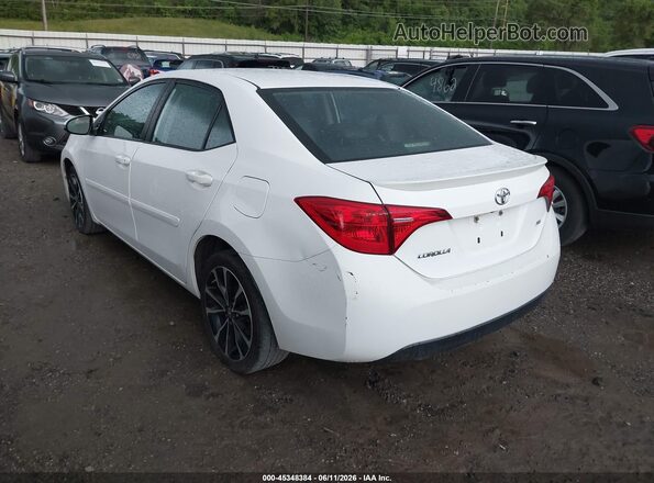 2T1BURHE9JC991725 2018 TOYOTA COROLLA White Tył lewy