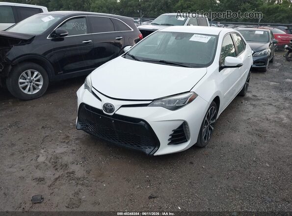 2T1BURHE9JC991725 2018 TOYOTA COROLLA White Przód lewy