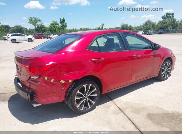2T1BURHE9KC157438 2019 TOYOTA COROLLA Red Trasero derecho
