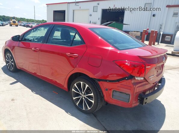2T1BURHE9KC157438 2019 TOYOTA COROLLA Red Trasero izquierdo