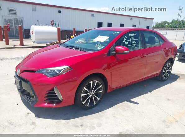 2T1BURHE9KC157438 2019 TOYOTA COROLLA Red Vista tres cuartos delantera izquierda