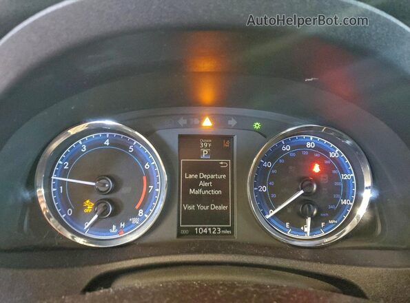 2T1BURHE9KC165992 2019 TOYOTA COROLLA Teal Սարքավորումների վահանակի տեսք