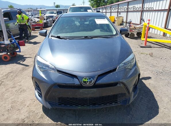 2T1BURHE9KC199477 2019 TOYOTA COROLLA Blue Widok zestawu wskaźników