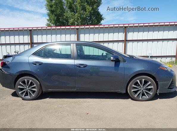 2T1BURHE9KC199477 2019 TOYOTA COROLLA Blue Widok wnętrza z tyłu