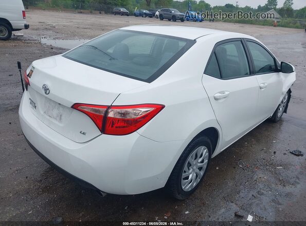 2T1BURHE9KC210445 2019 TOYOTA COROLLA White Задня права чверть