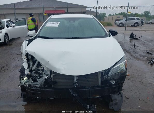 2T1BURHE9KC210445 2019 TOYOTA COROLLA White Вид щитка приладів