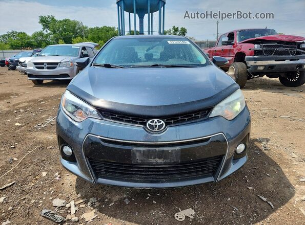 2T1BURHEXGC527772 2016 TOYOTA COROLLA Blue წინა ხედი