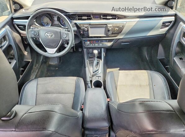 2T1BURHEXGC527772 2016 TOYOTA COROLLA Blue წინა პანელის ხედი