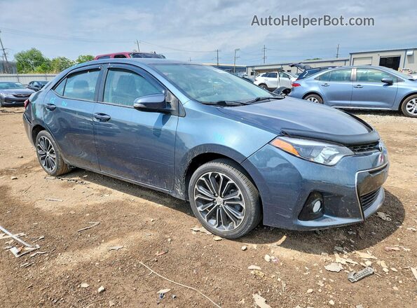 2T1BURHEXGC527772 2016 TOYOTA COROLLA Blue წინა მარჯვენა