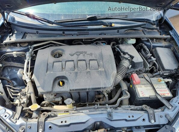 2T1BURHEXGC527772 2016 TOYOTA COROLLA Blue უკანა სალონის ხედი