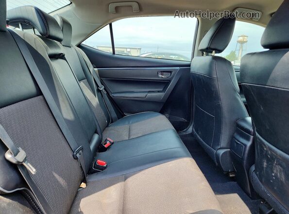 2T1BURHEXGC527772 2016 TOYOTA COROLLA Blue უკანა სავარძლების ხედი