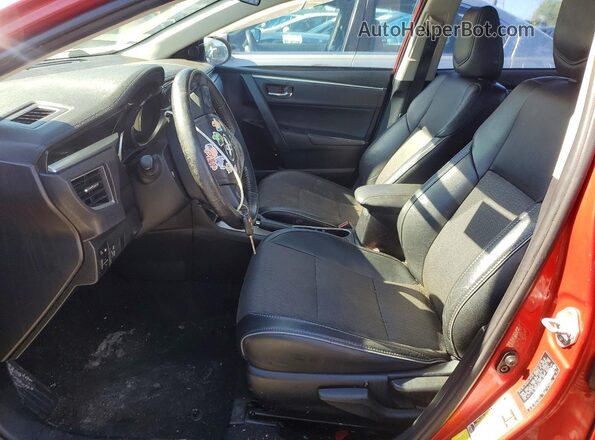 2T1BURHEXGC543163 2016 TOYOTA COROLLA Red Вид салону спереду
